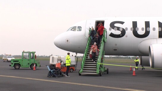 Leszállt az „első fecske” a Hévíz-Balaton Airporton